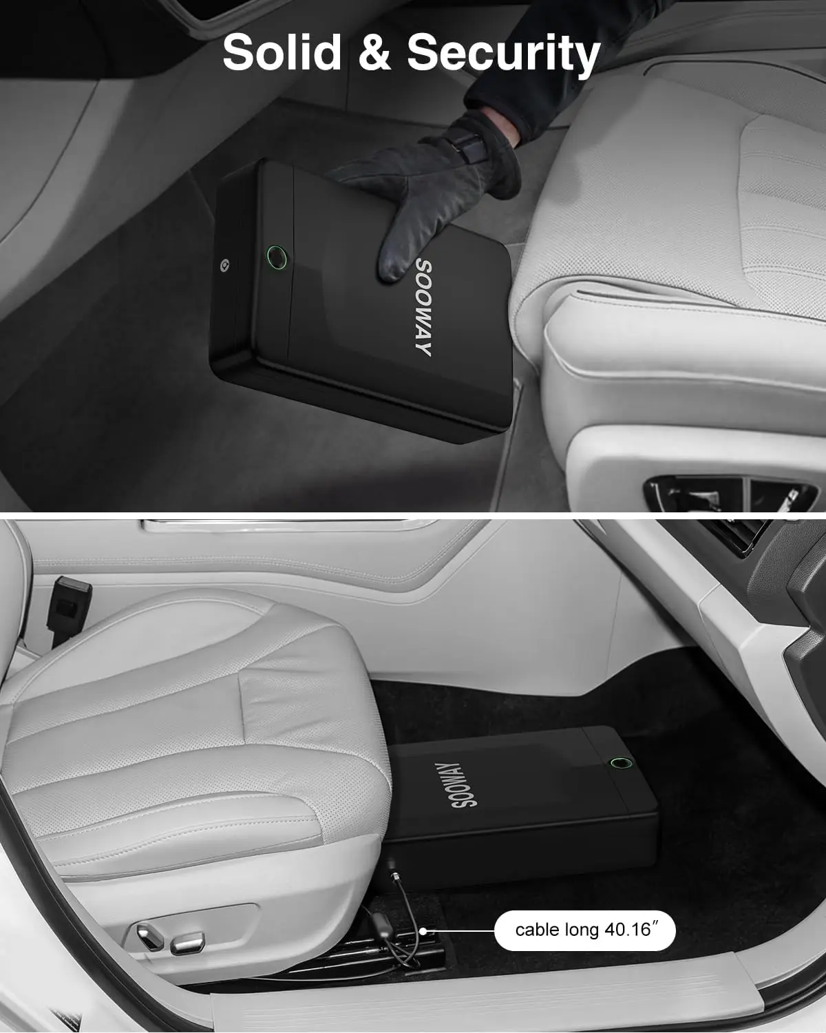 Gun Safe, Small Biometric Pistol Safe for Handgun Fingerprint Quick Access Portable Gun Lock Box Cars Travel Nightstand Bedside