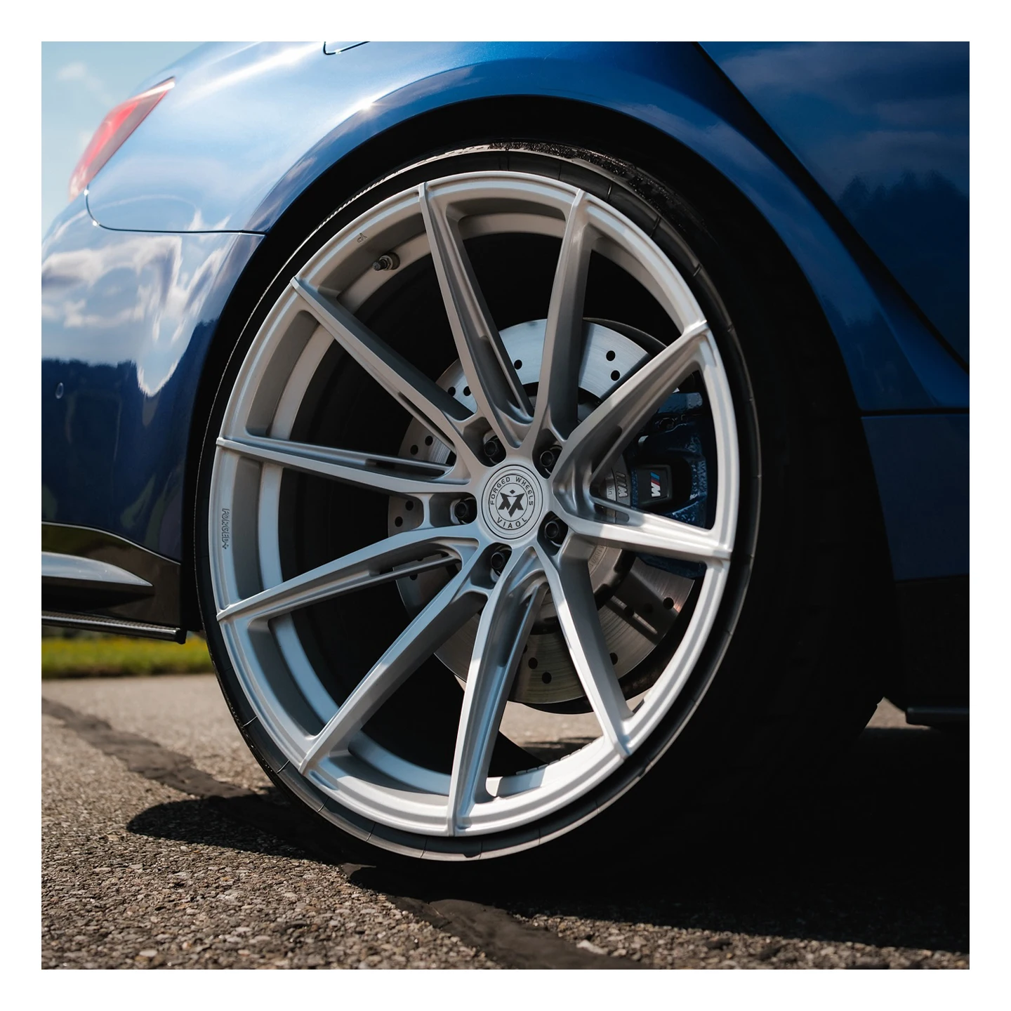 

Aluminum Alloy Forged Wheels 17-22 Inch 5x112 Gray Brushed Deep Concave Car Rims for Mercedes Benz E-Class Audi 8 Inches Painted