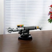145Pcs Luke Skywalker Lightsaber Home Decoration Model Brick Creative Building Block Space War Set Adult Toy Birthday Gift