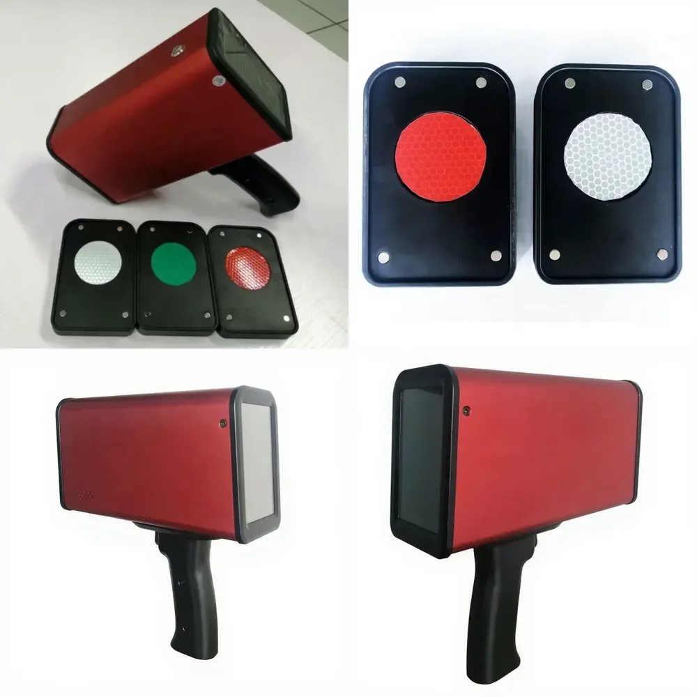Reflecting Detect Retroreflective Test Road Traffic Marking Handheld Sign