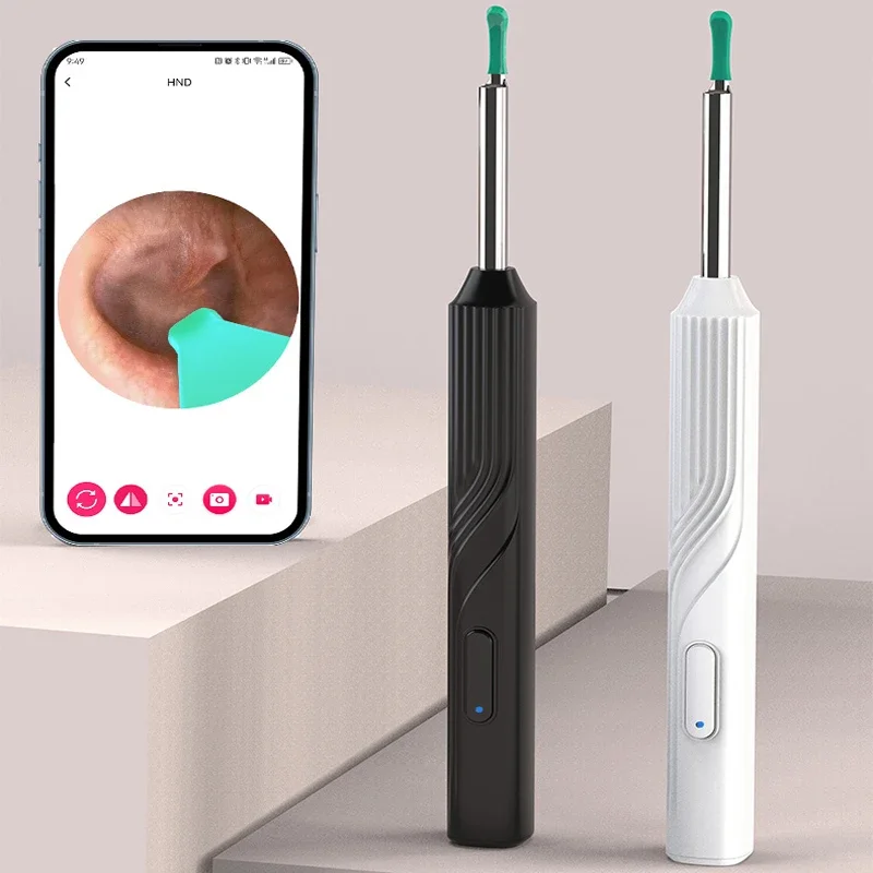 NE18/7 WiFi Ear Cleaner High Precision Ear Wax Removal Tool with Camera 7 LED Lights Wireless Otoscope Smart Ear Cleaning Kit