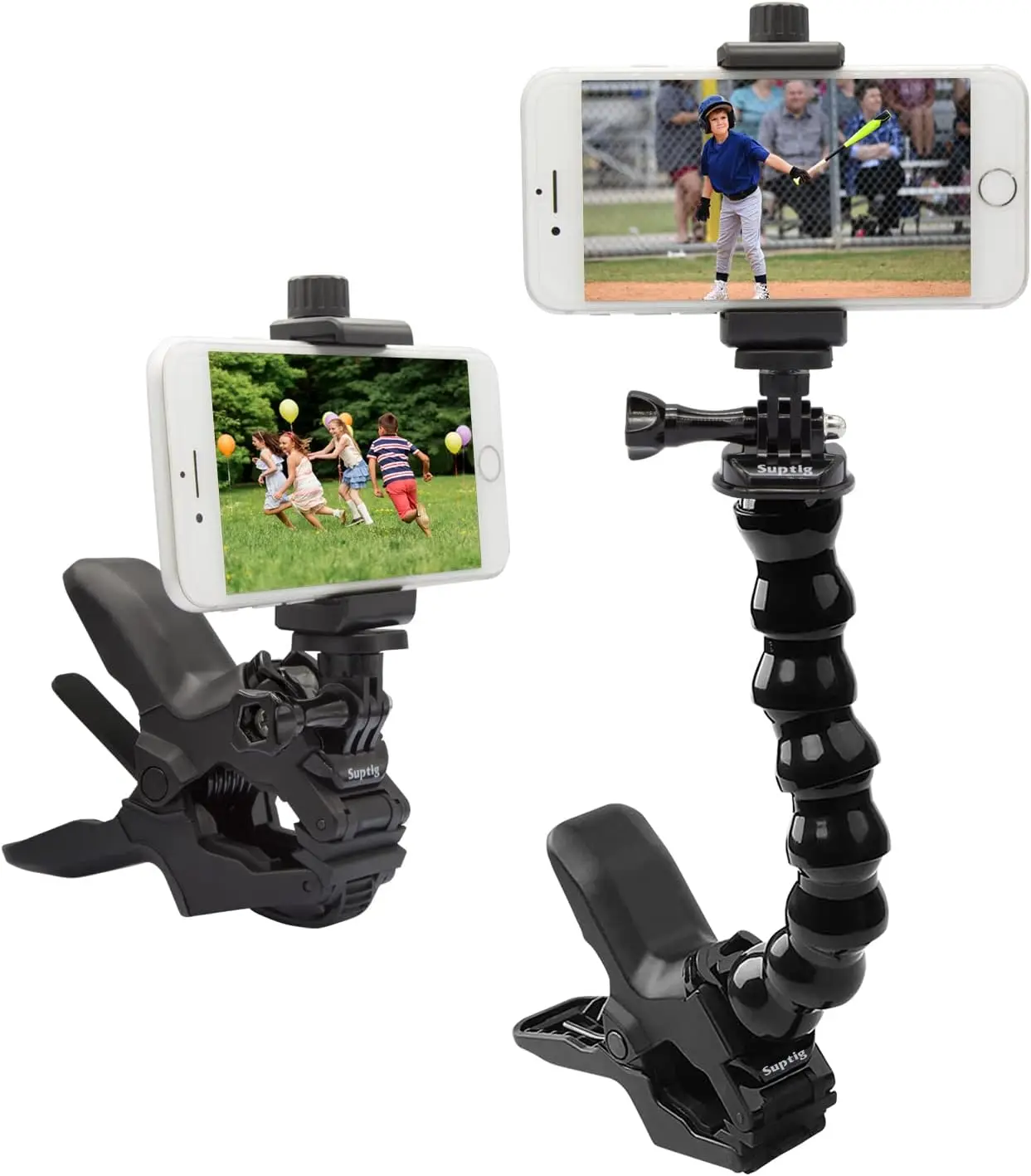 

Flexible Gooseneck Desk Phone Holder Clamp for 4 to 7 Inch Devices