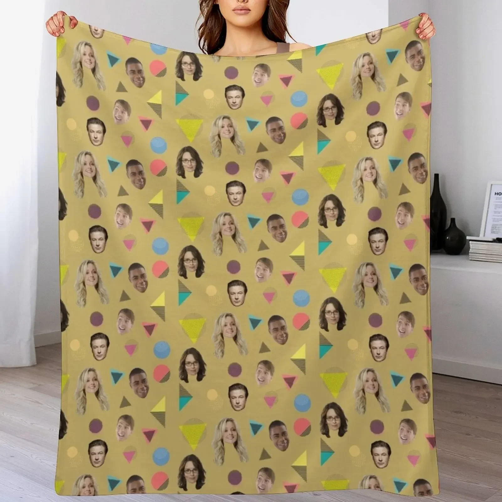 

30 rock pattern Throw Blanket Blankets For Sofas Soft Big manga Decorative Beds Blankets