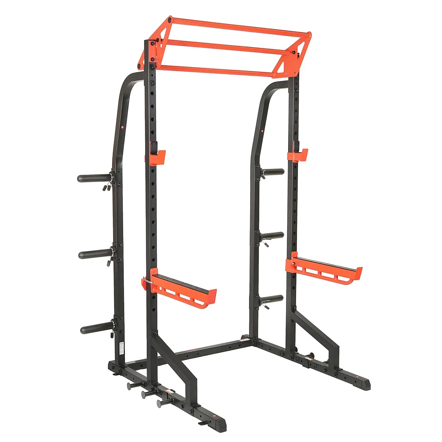 Half Rack Cage with Adjustable Pull-Up Bar & Power Station, Custom
