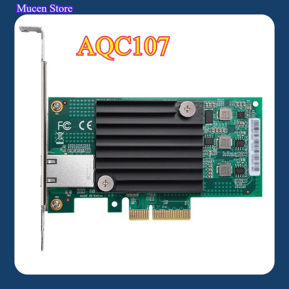 

AQC107 For X550-T1 PCI-E X4 1G 2.5G 10G Ethernet Server Converged Network Adapter