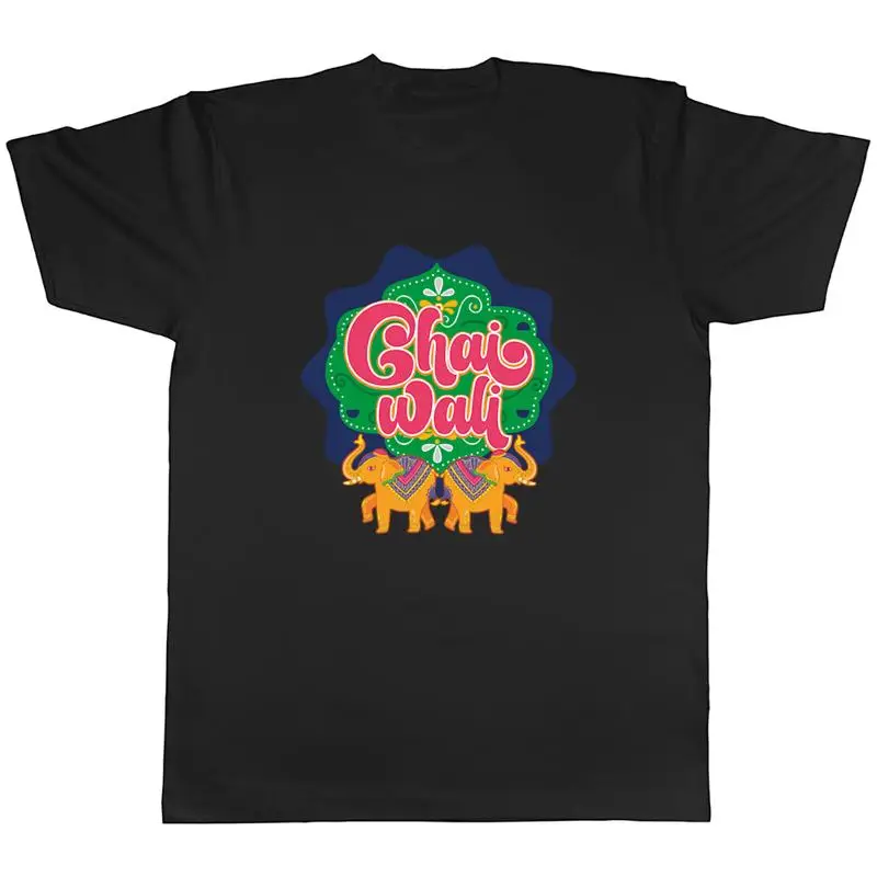Tea Chai Herren T-Shirt Chai Wali Indische Elefanten Unisex T-Shirt Geschenk