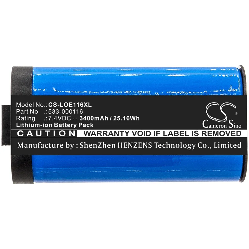 CS 3400mAh Battery For  Logitech 533-000116  533-000138  Logitech UE MegaBoom  S-00147