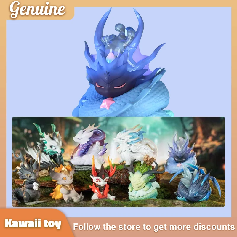 

Classic Of Mountains And Rivers Together With Loong Series Mystery Box Loong Action Figures Blind Box Collect Model Toy Kid Gift