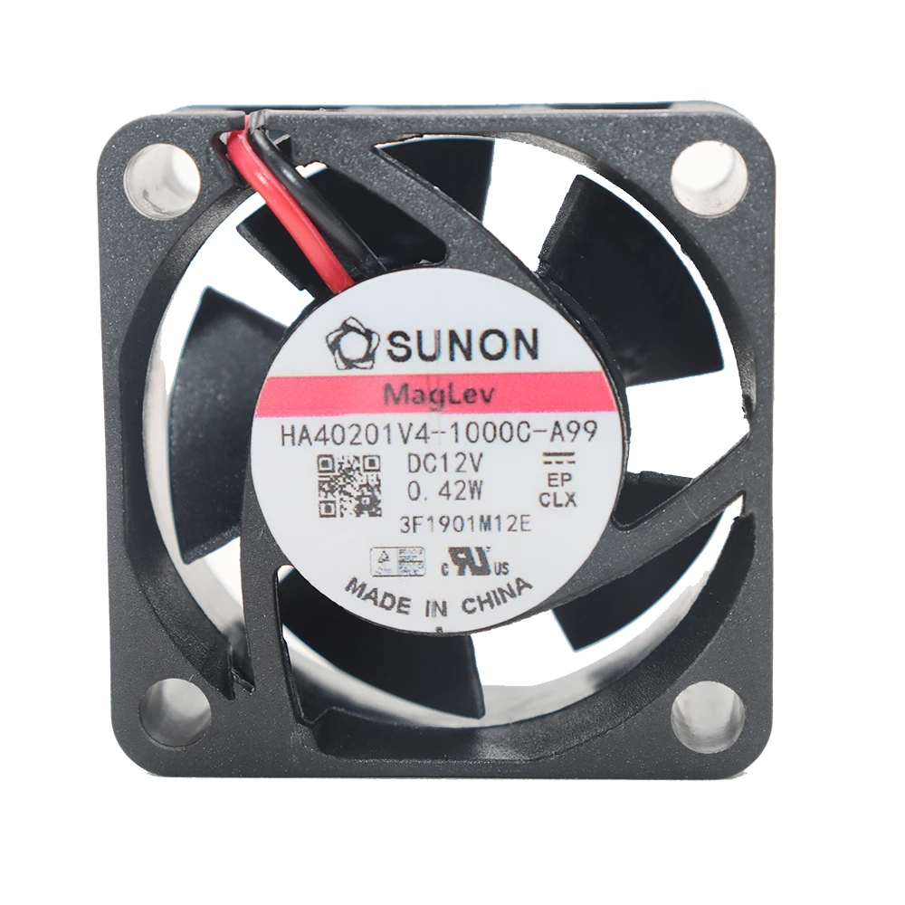 SUNON HA40201V4-1000C-A99 4020 12V 0.42W Silent Heat Sink Fan New Original Equipment Manufacturer Computer Electronics