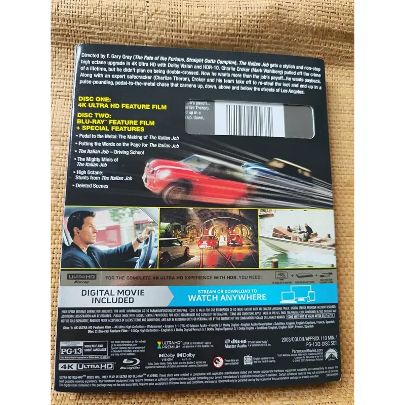Genuine 4K Blu-ray Disc Italian Task American Version English Characters Brand New Unopened Idle Transfer