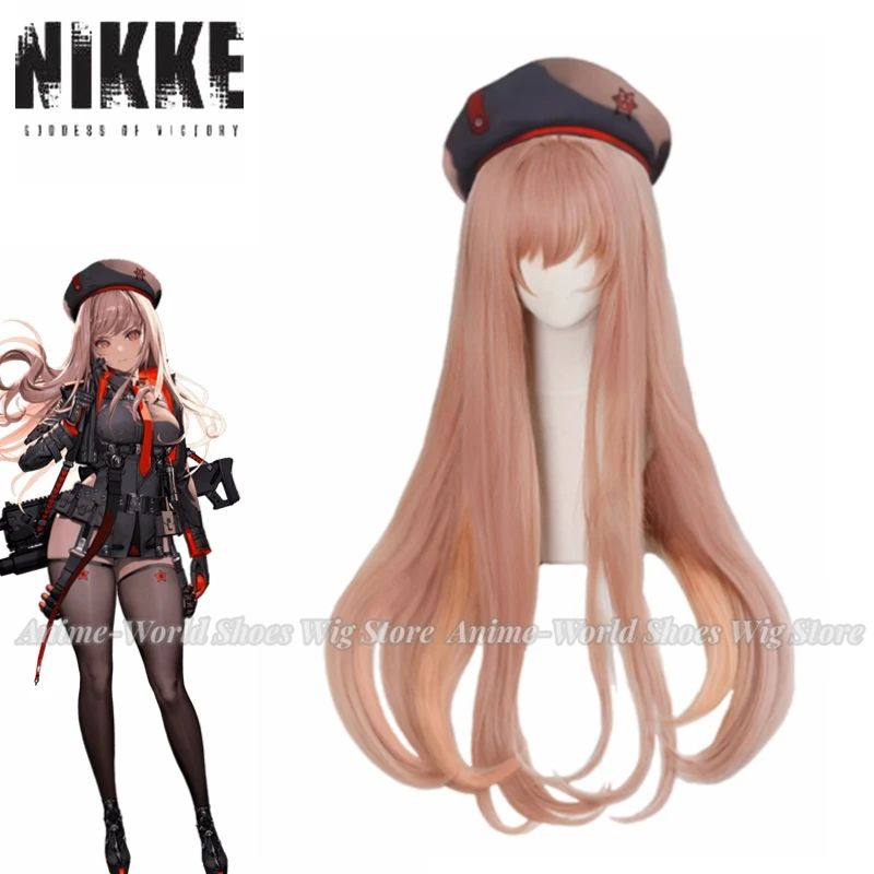 New Game NIKKE Rapi Cosplay Shoes Black High Heels Boots Props Wig Halloween Party Role Play Custom Made