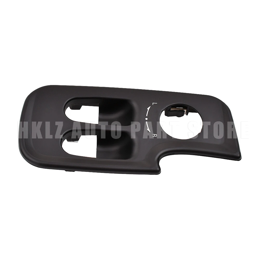 Für Alfa Romeo 147 GT Vorderer Linker Fensterschalter-Panel - Schwarzer ABS-Bedienfeldrahmen für LHD-Modelle (937) – Detail 3