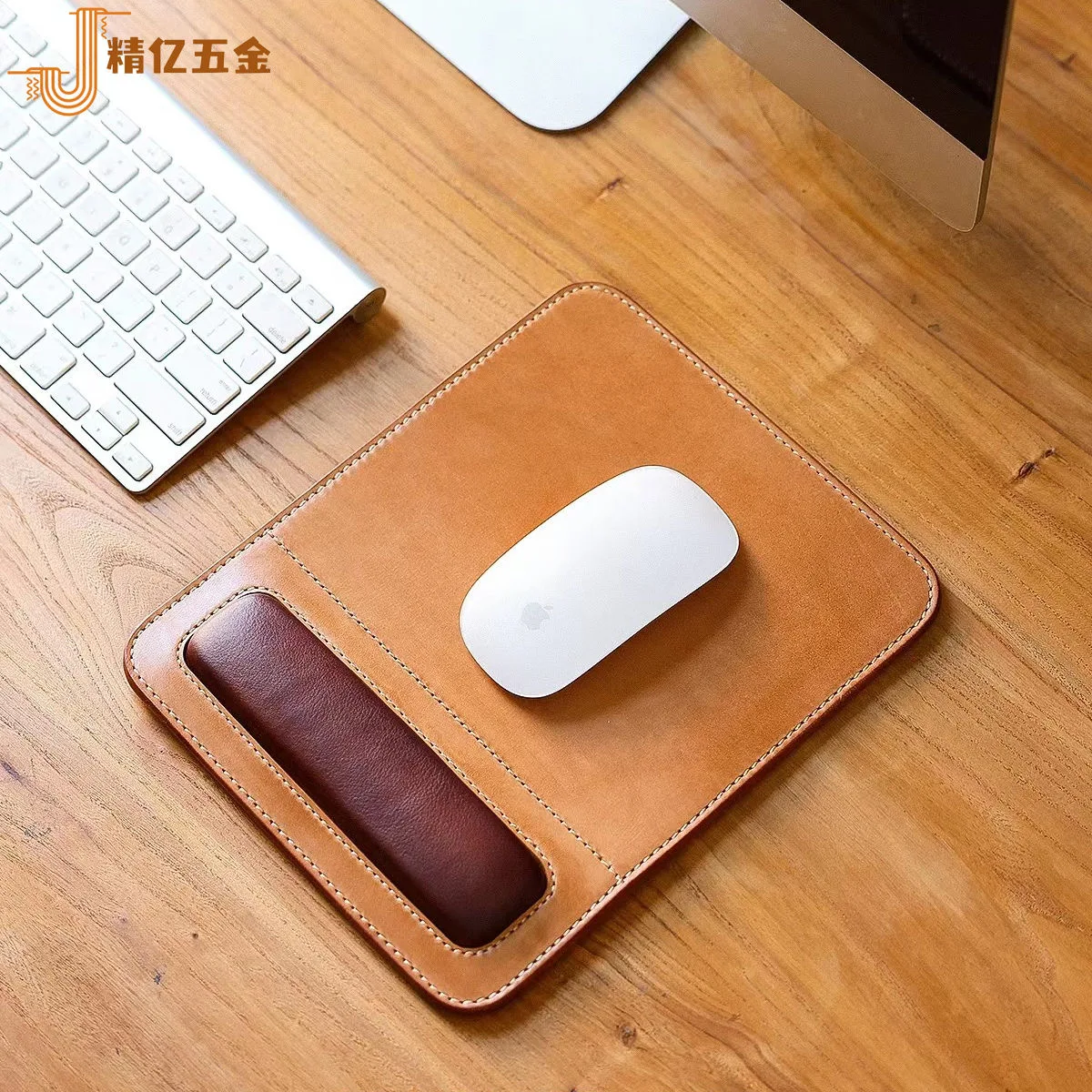 Thickened PU leather new comfortable and simple leather mouse pad exquisite workmanship