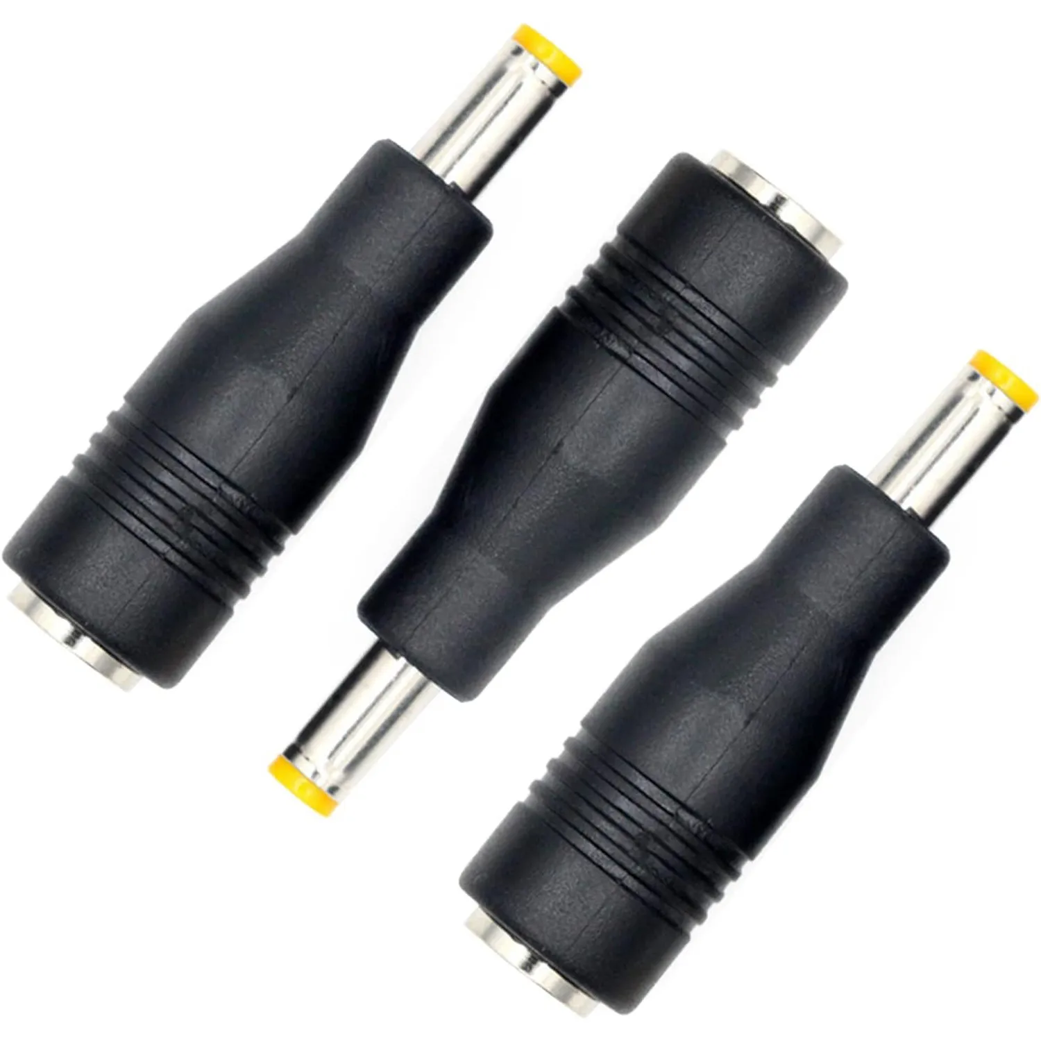 3pack DC 8mm Adapter for Solar Panels, DC7909 Female to 5.5mm X 2.5mm Male Connector Solar Plug Adapter for Solar Generator