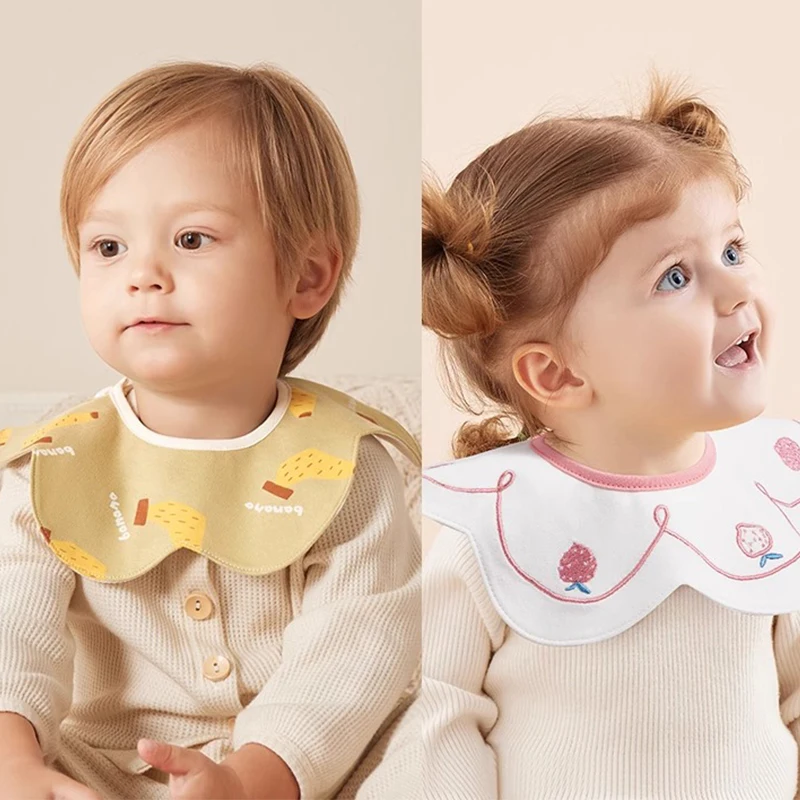 3 Buah Oto Tahan Air untuk Bayi Pola Bordir Oto Bayi Nyaman Oto Bayi Baru Lahir Hadiah Oto Katun Nyaman