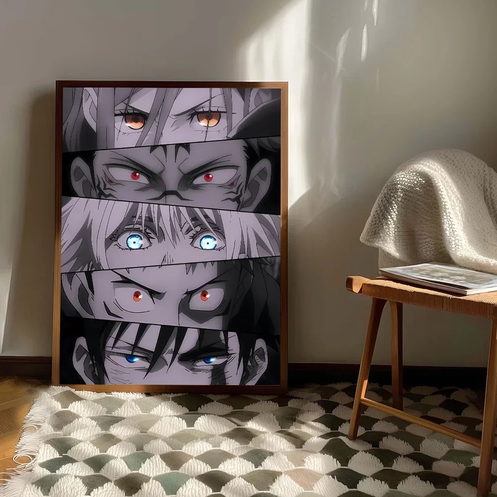 Anime Jujutsu Kaisen Prints Poster Itadori Yuji Fushiguro Megumi‌ Sukuna Collage Canvas Painting Home Decor Poster Fans Gifts