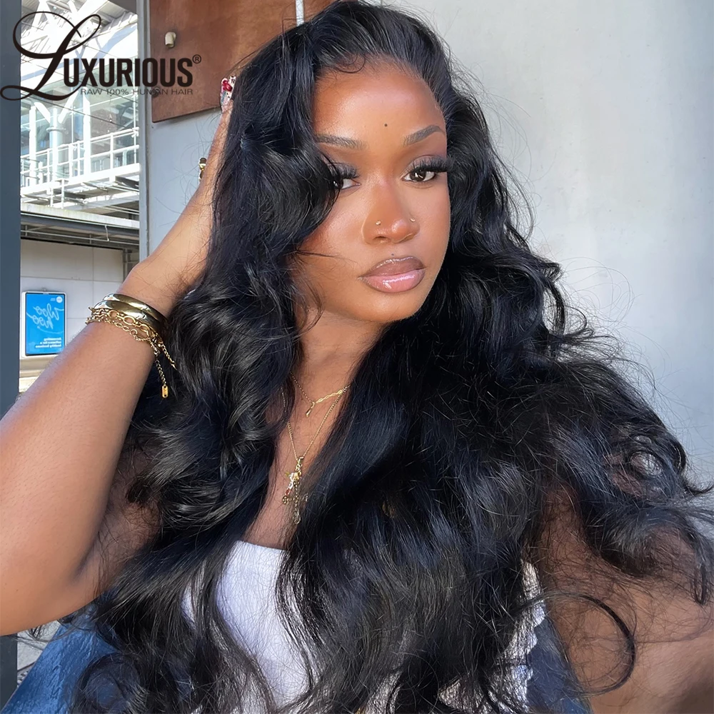 Body Wave 360 Full Lace Wig Human Hair Brazilian Loose Deep Wave 13x4 Lace Frontal Human Hair Wigs For Women Remy Human Hair250%