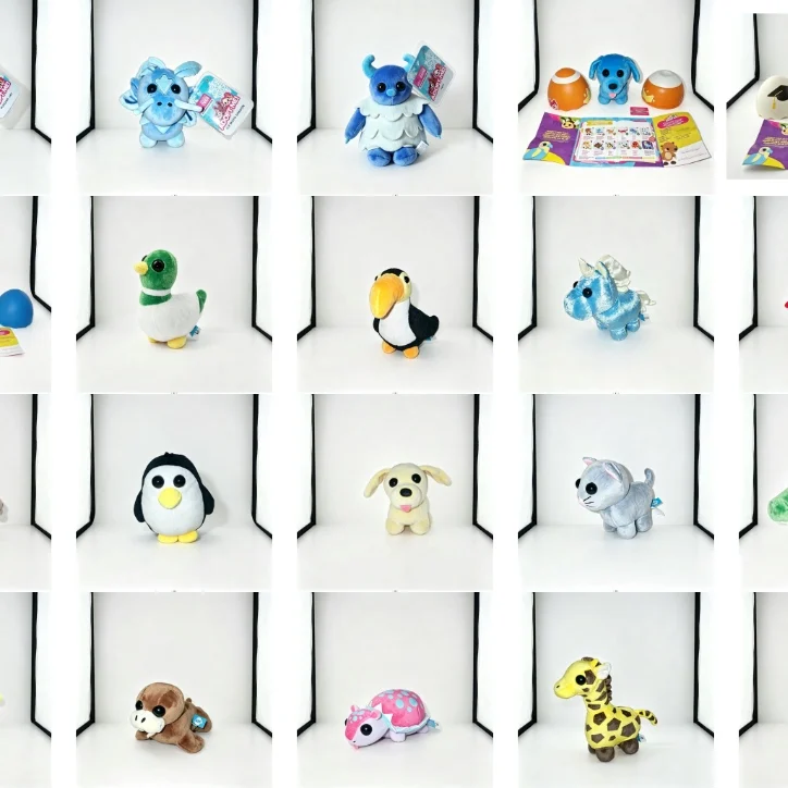 Jazwares Adopt Me 5-Inch Plush Doll Set with Reward Code Soft Stuffed Toy Collection Authentic Version PP Cotton Filled