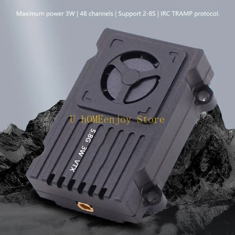 B0KF 5.8G 3W Video Transmitter 48 Channel Flexibility Ensuring Stability for Long Use