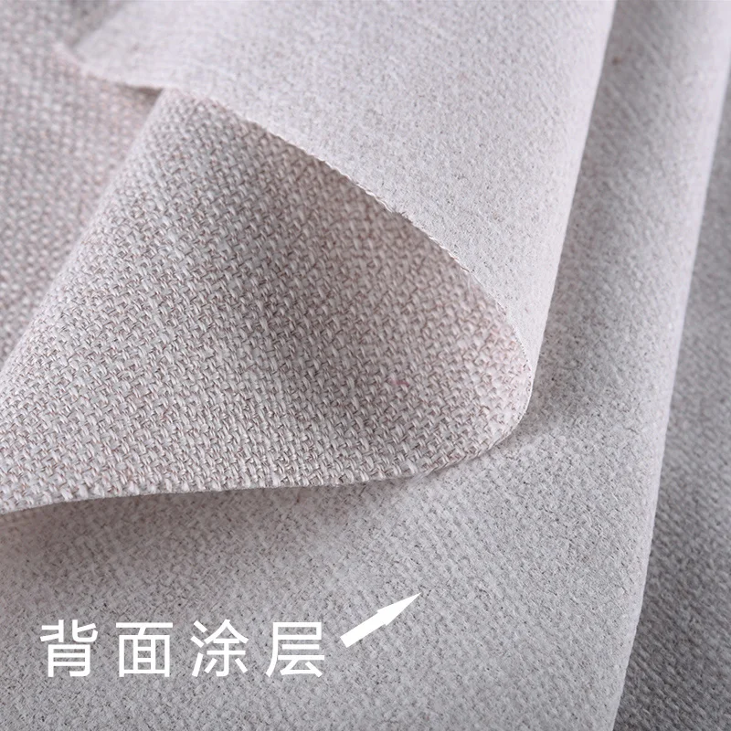 Plain  Linen Cotton Fabric By The Meter for DIY Sewing Sofa Coarse Dustproof Cloth Candy Color Tablecloth Fabrics Thickened