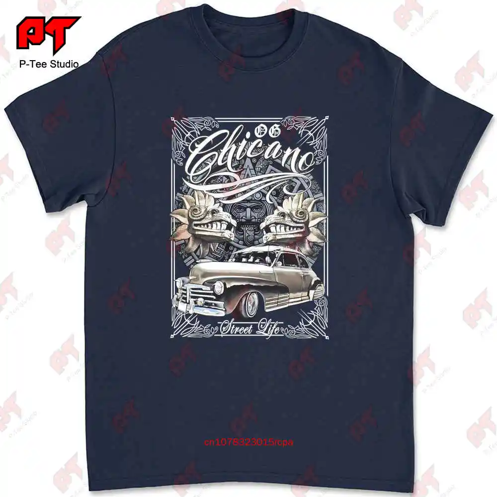 Lowrider T Shirt Chicano Street Life Urban Streetwear Men'S 100 Cotton New SY36