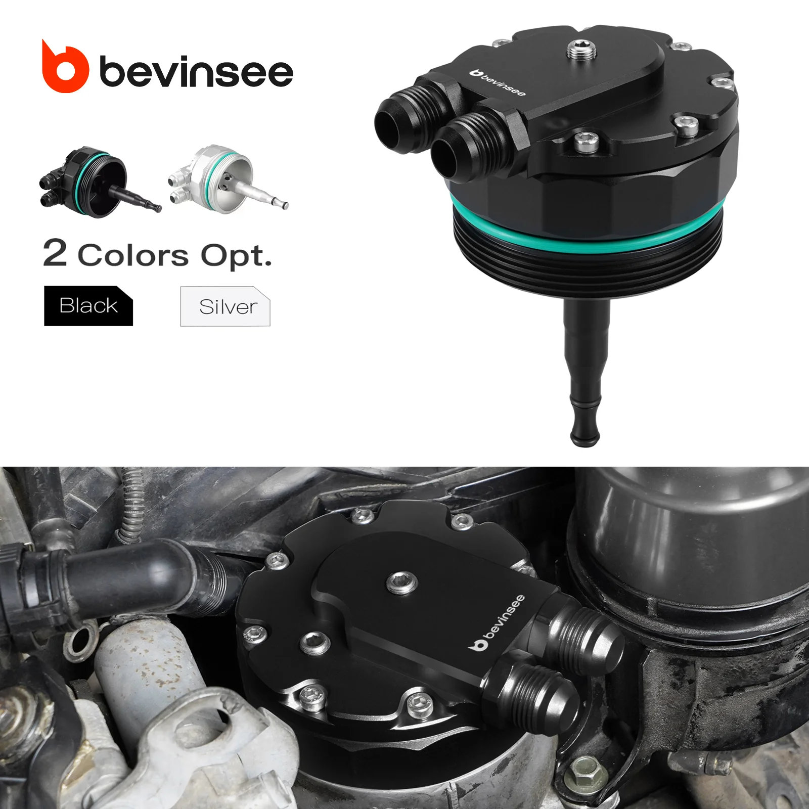 

For BMW M52 M54 Oil Filter Cap For Oil Cooler, for BMW E46 E36 E39 E60 E61 X3 E83 X5 E53 Z3 Z4, Replace 11421744000, 11421741000