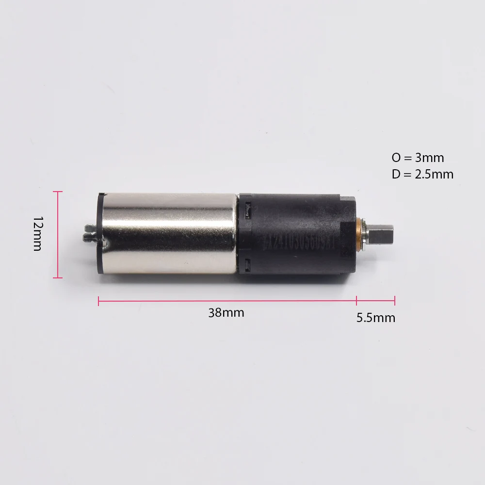 1PC 1220 Precision Coreless Planetary Gear Motor DC 3V 5V 6V 7.4V 9V 12V Slow Speed Large Torque DIY Robot Smart Car