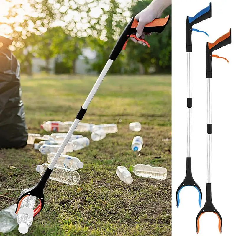 Reacher Grabber Heavy Duty Foldable Litter Pickers 33 Inch Gripper and Reaching Tool Heavy Duty Pick Up Stick for Seniors Trash