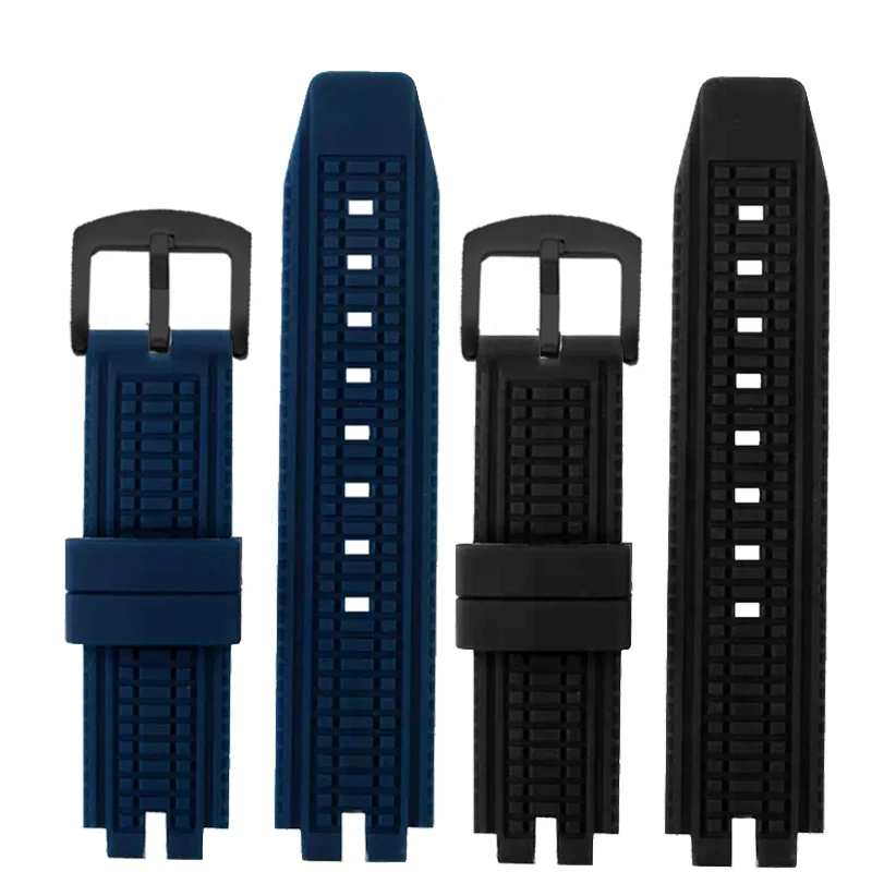 Men's watch strap is suitable for Casio PROTREK PRW-3000 3100 6000 6100Y series waterproof silicone watch strap accessories