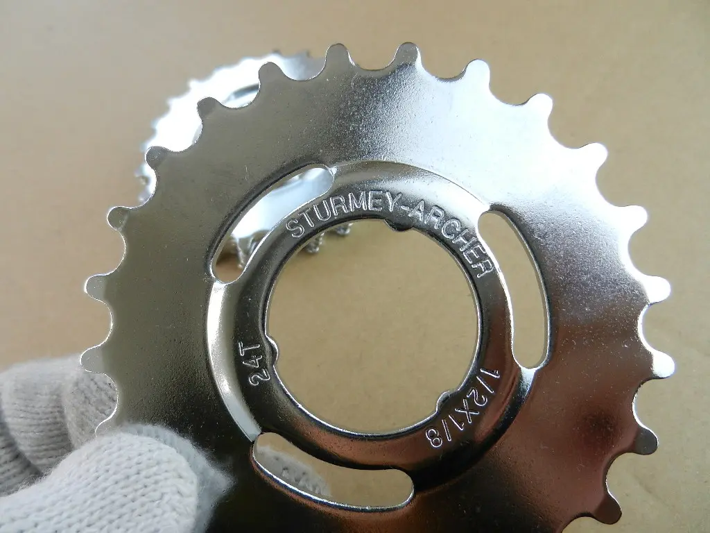 Sturmey-Archer 24T Sprocket internal 3 speed 1/2 x 1/8\