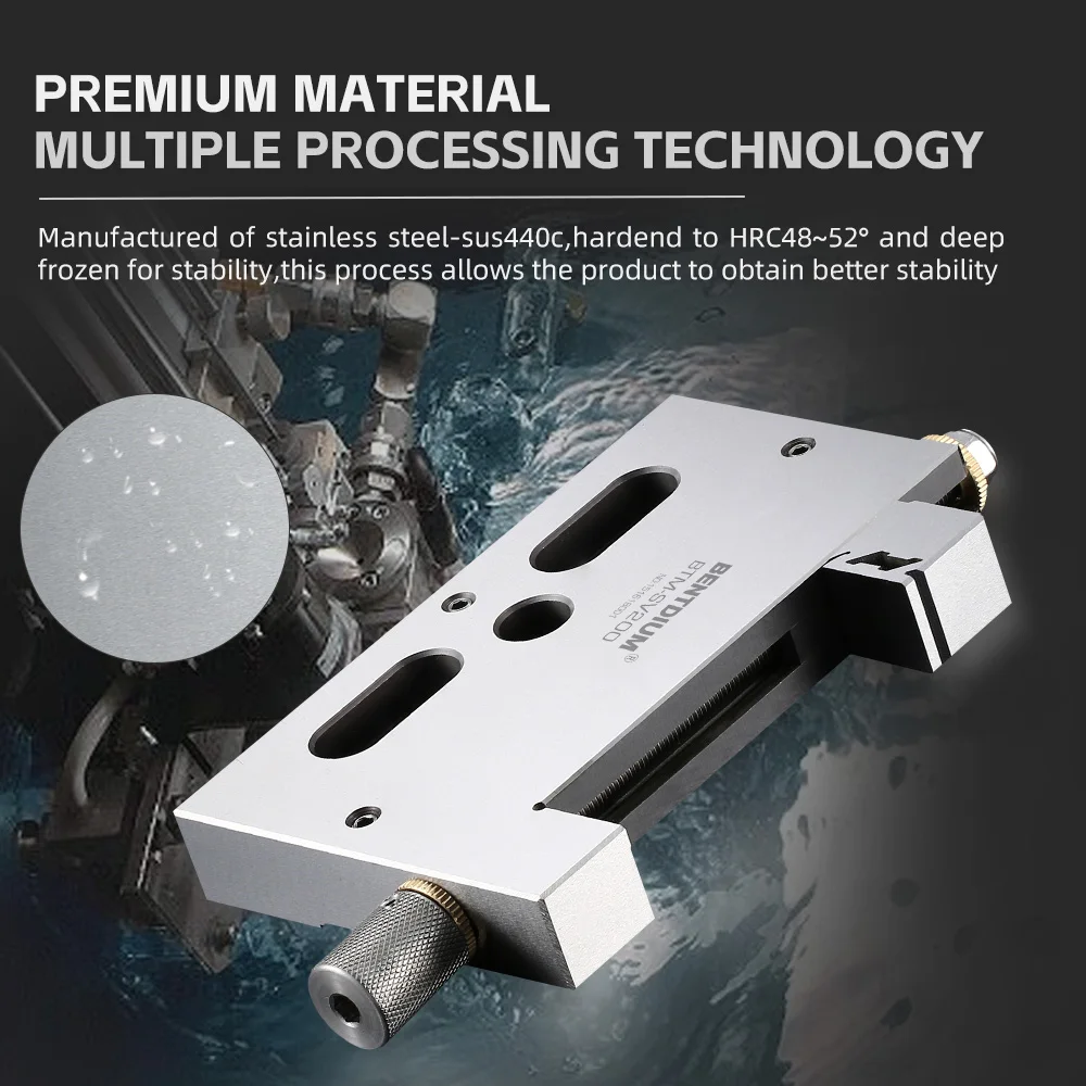 Прецизионные ручные тиски WEDM из нержавеющей стали с диапазоном зажима 100 мм SV200-100