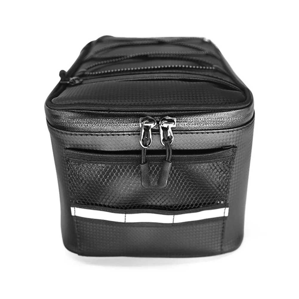 

1Pcs Rainproof Bike Back Seat Bag Lightweight Flexible PU Rear Trunk Pouch for Motorcycle Dirt Bike Cycling 9L