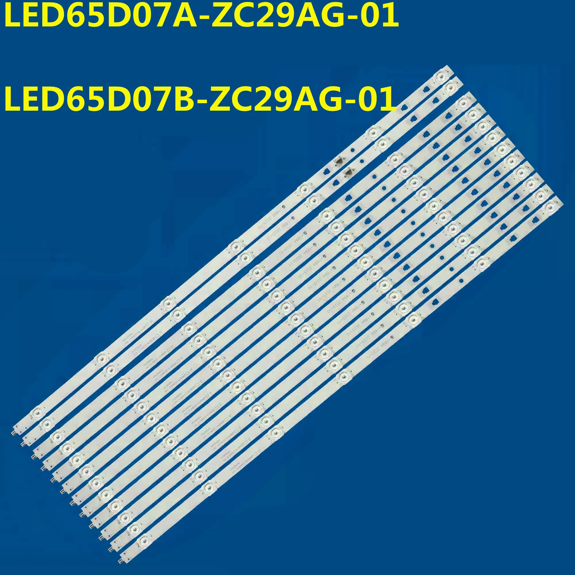 

4 kit LED Backlight Strip LED65D07A-ZC29AG-01 LED65D07B-ZC29AG-01 U65H3 LS65A51 LS65H710X JVC LT-65MCS780