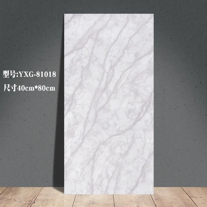 Grey Marble Pattern Tiles Sticker Kitchen Backsplash Waterproof Bathroom Cupboard Home Decor Peel & Stick Art Wallpaper