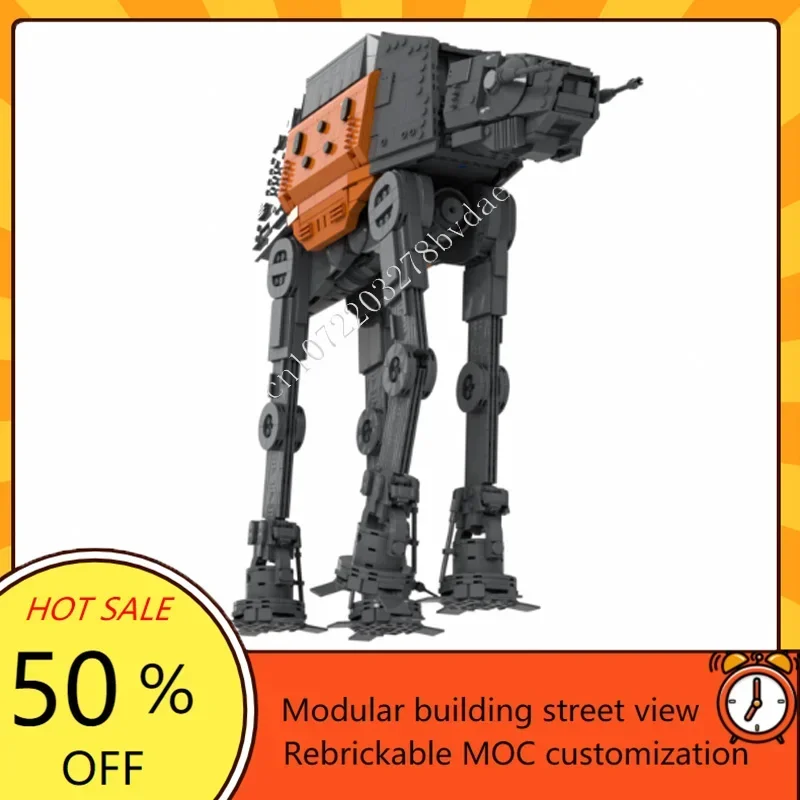 2945CS AT-ACT Walker Space War Military MOC SpaceShip Battle Model Custom Puzzle Architecture DIY Education Assembly Model Gifts