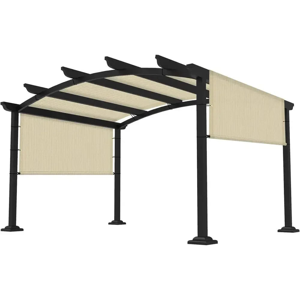 16' × 40' Pergola Shade Cover Unil Replacement Cover Outdoor Durable abric Sun Shade Cloth or Deck Patio Porch Backyard Gazebo w