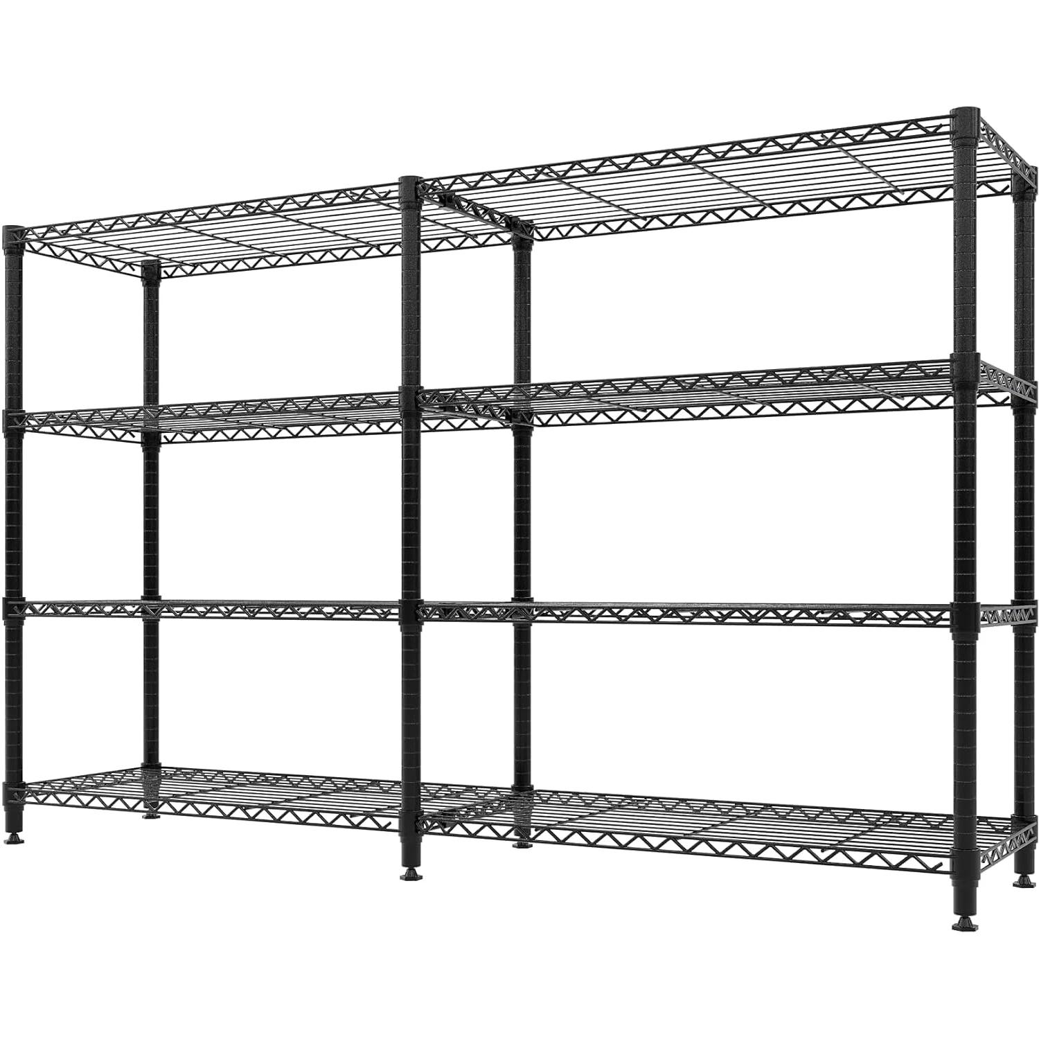 new Metal Storage Shelves Heavy Duty Wire Shelving Unit Adjustable Rack Shelf for Pantry Garage Kitchen Commercial Basement