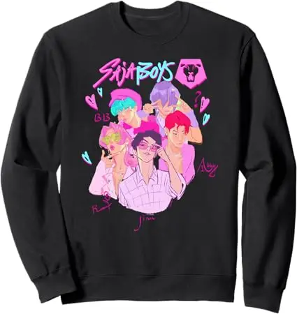 

KPop Demon Hunters Hoodies 2025 Sweatshirts Merch Cosplay Women Men Fashion Streetwear