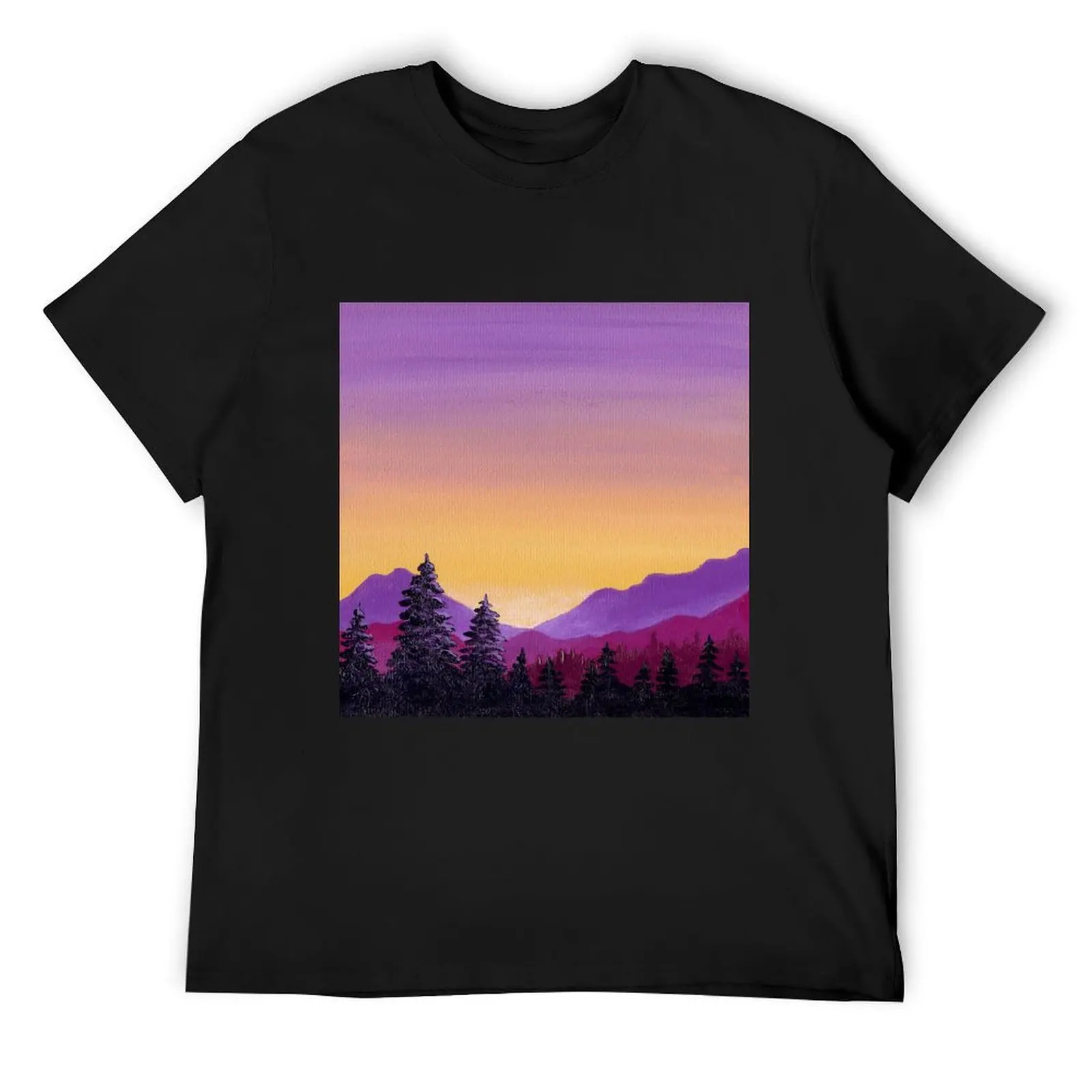 

Purple Mountain Majesty T-Shirt blacks custom shirt kawaii clothes shirts graphic tee mens t shirt