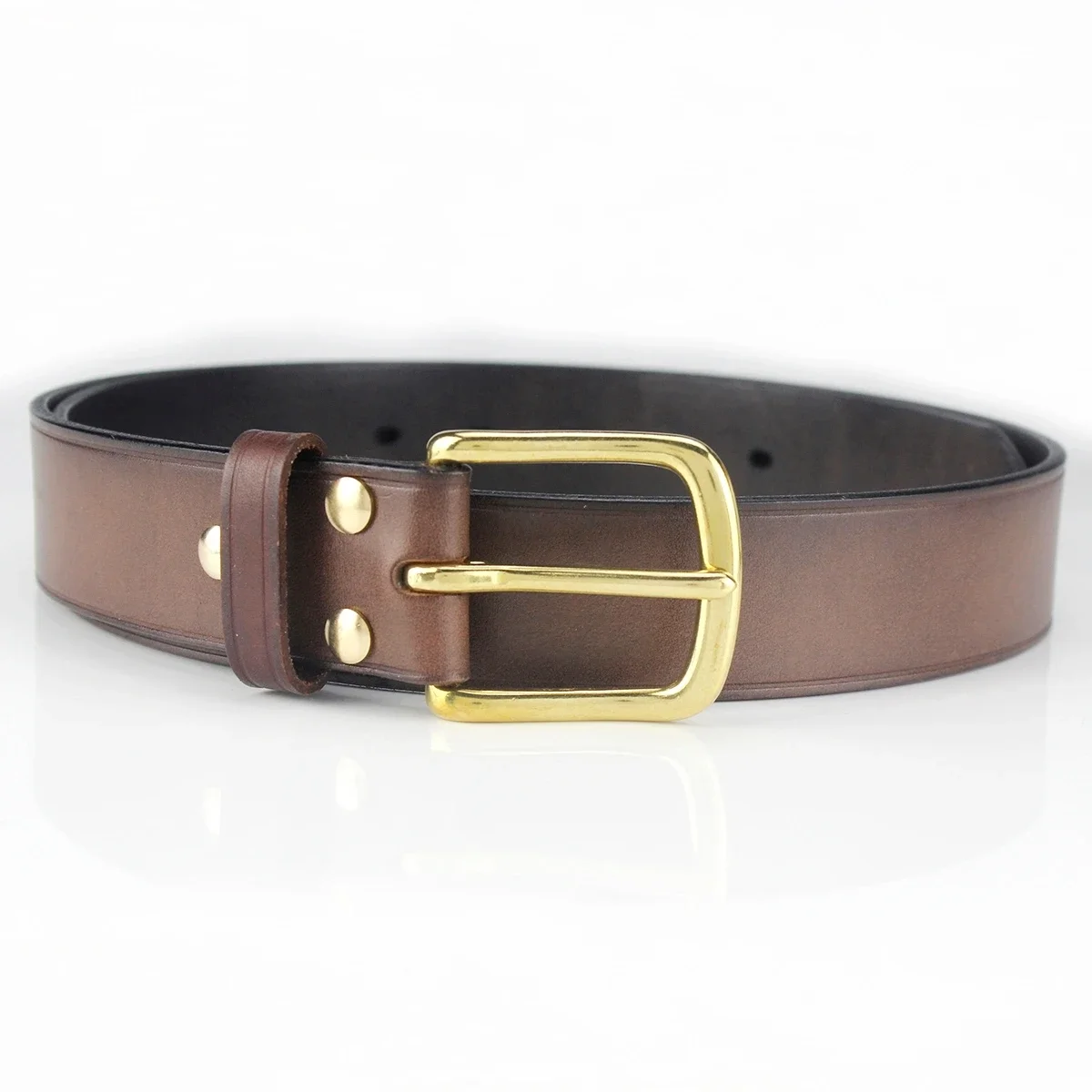 1piece Solid Brass Belt Buckle End Bar Heel bar Buckle Pin Belt Half Buckle For Leather Craft Bag Strap Jeans Webbing Dog Collar