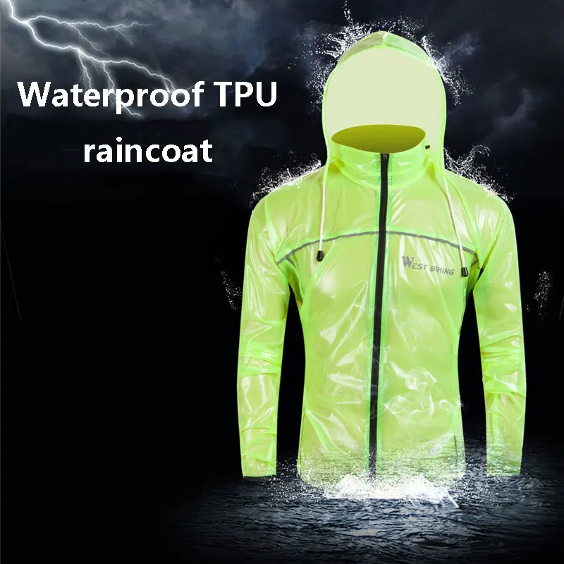 

Bicycle Raincoat Windproof Jackets Waterproof Road Bike Cycling Reflective Windbreaker Outdoor Hiking Climbing
