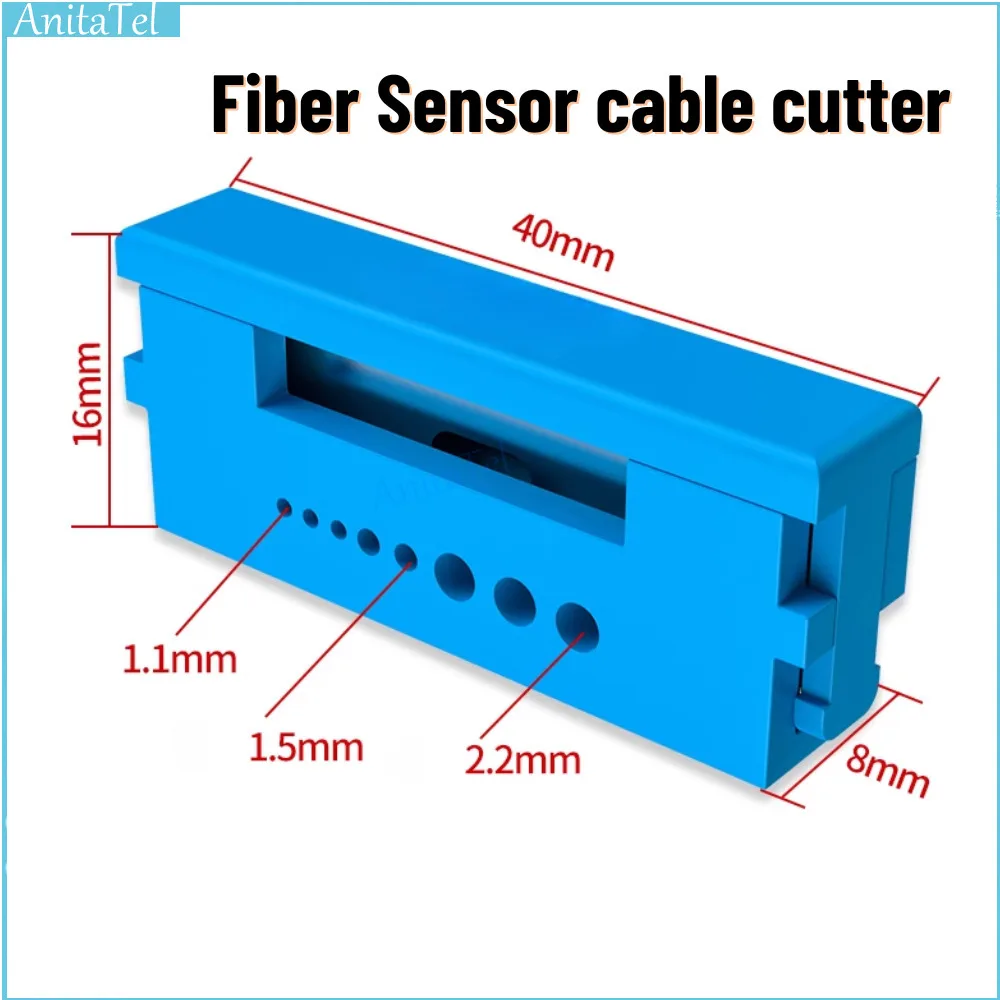 

And Scissors Sensor Free Cut Suitable For Φ1.0 ~ Φ2.2 Cable, 1.0 1.3 2.2 Fiber Cable Cutter