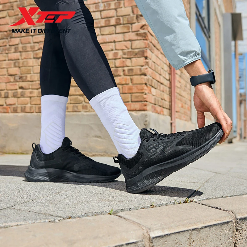 Xtep Running Shoes For Men Support ETPU Material Lightweight Surface Sneakers Outdoor Quick-Drying Wear-Resistant 876319110028
