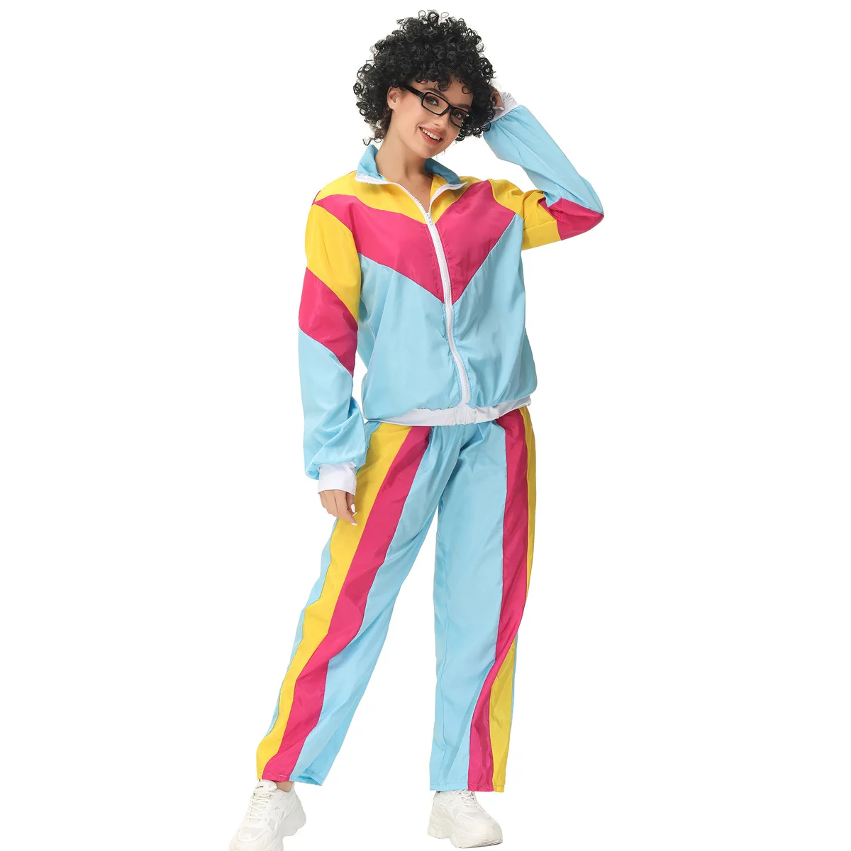 Nieuwe Jaren 70 Disco Muziekfestival Retro Carnaval Cosplay Hippie Performance Kleding