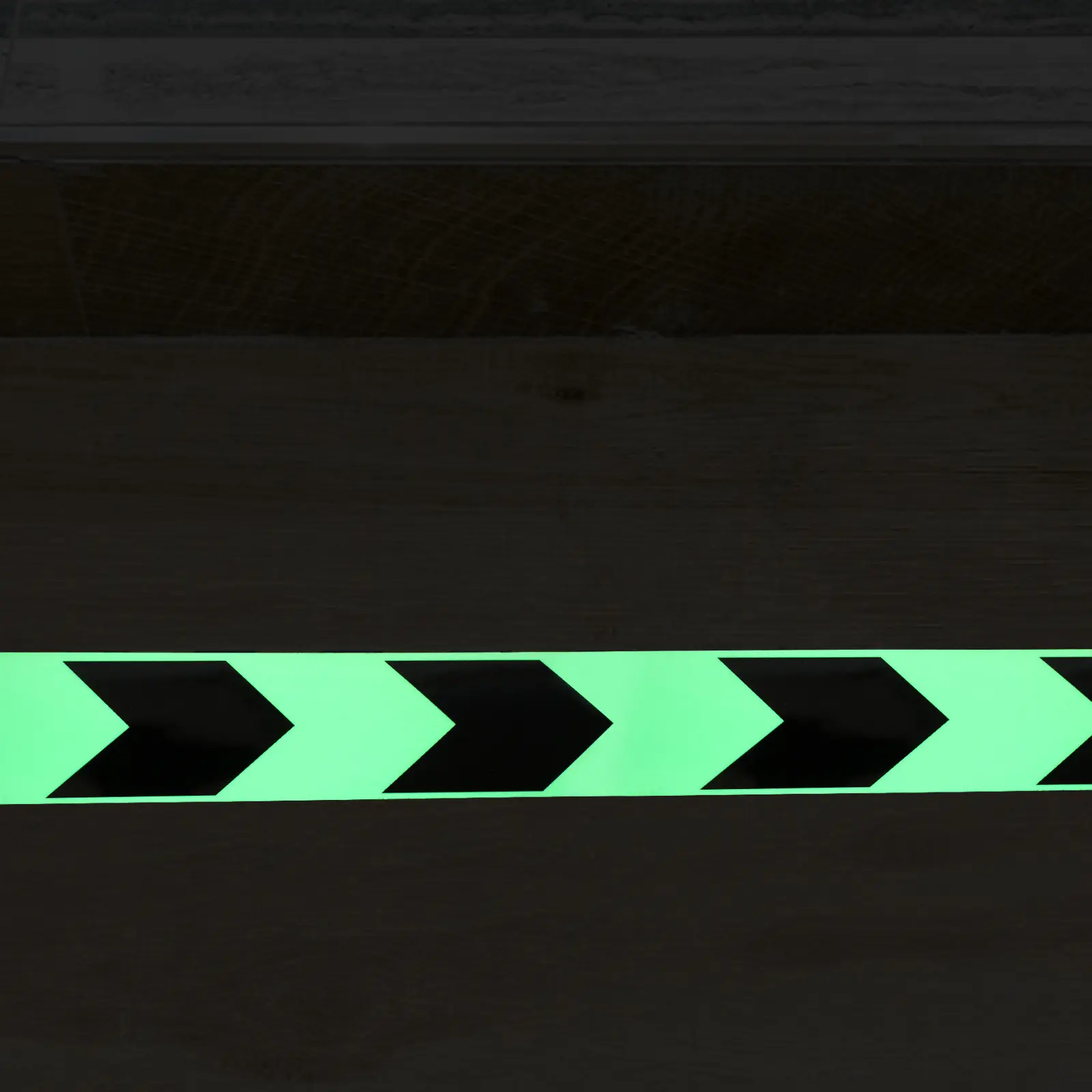 

1 Roll Glow in The Dark Directional Arrow Tape Heavy Duty Self Adhesive Safety Warning Tape for Outdoor Indoor Floor Hazard