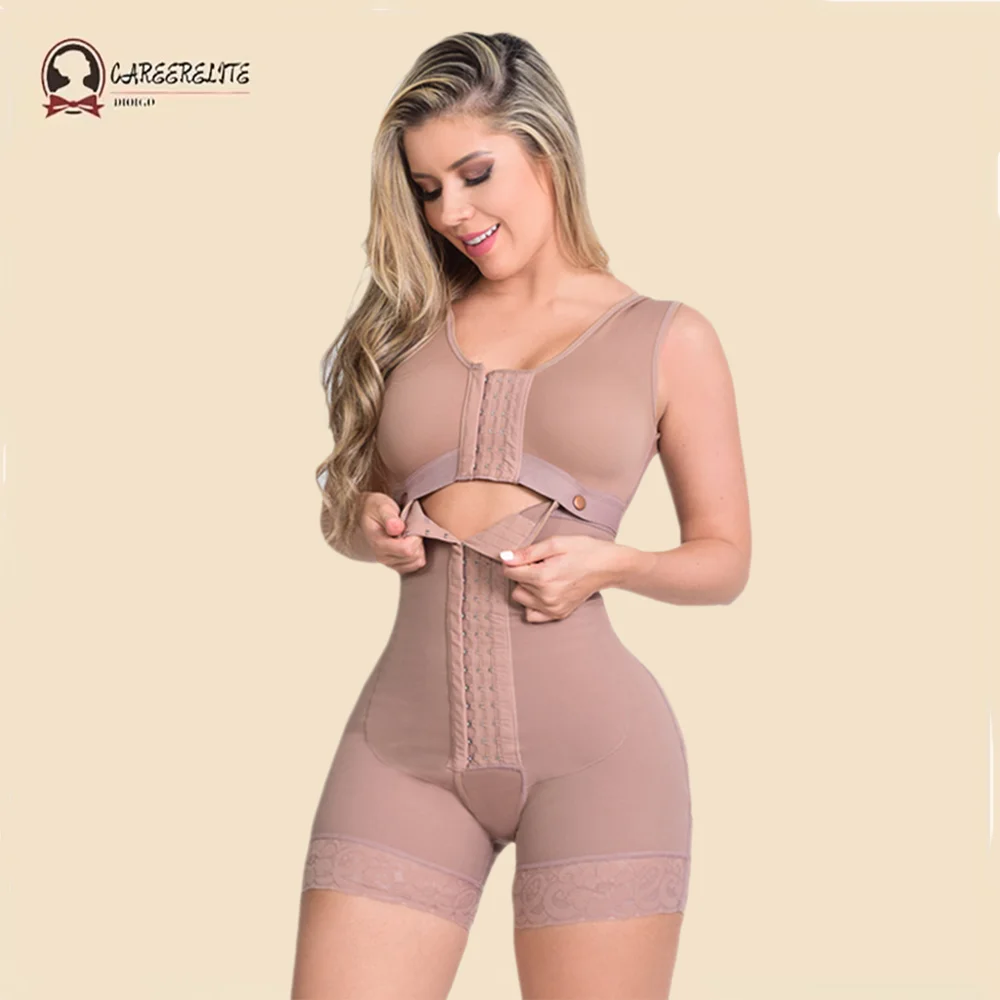 Modeling Girdle for Women High Compression Shapewear With Hook And Eye Slimming Bodysuit Fajas Colombianas Flat Belly Shaper