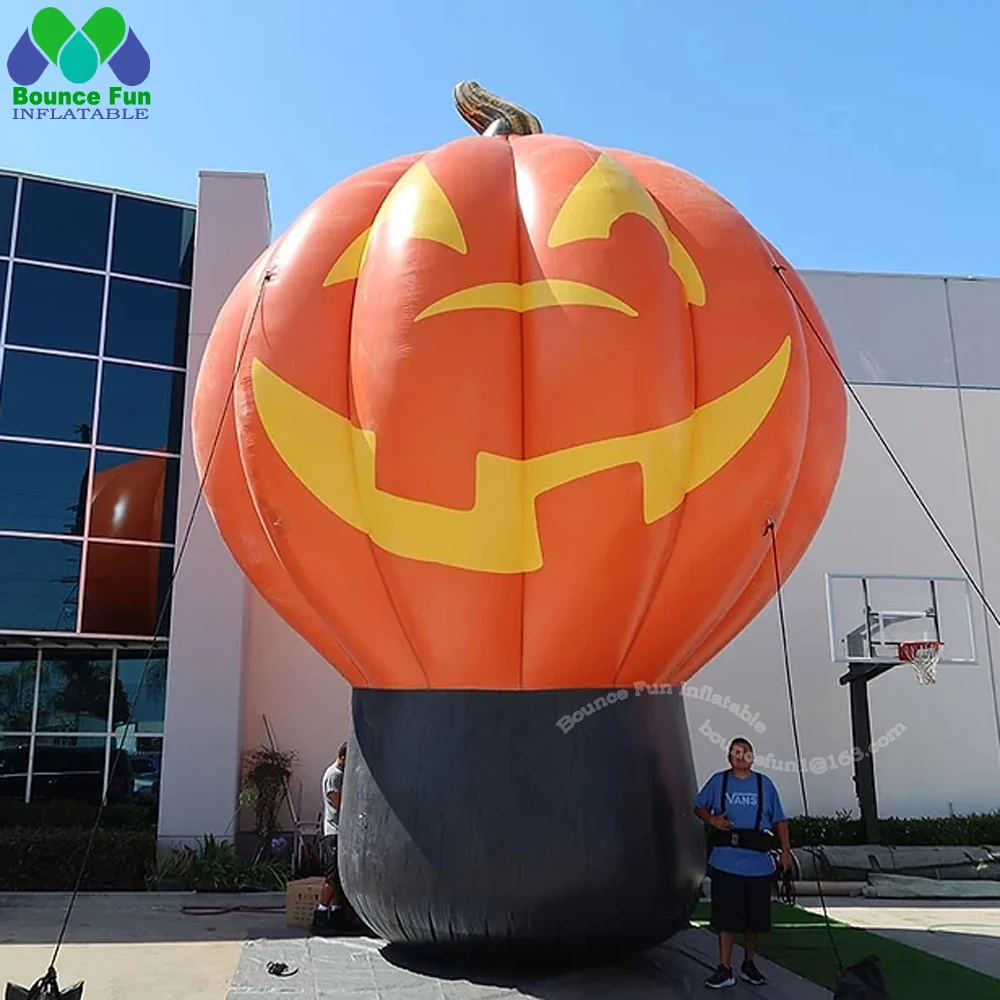 

Outdoor Giant Halloween Decoration Inflatable Pumpkin Large Inflatable Jack O' Lantern Backyard Adervitising Balloon For Sale