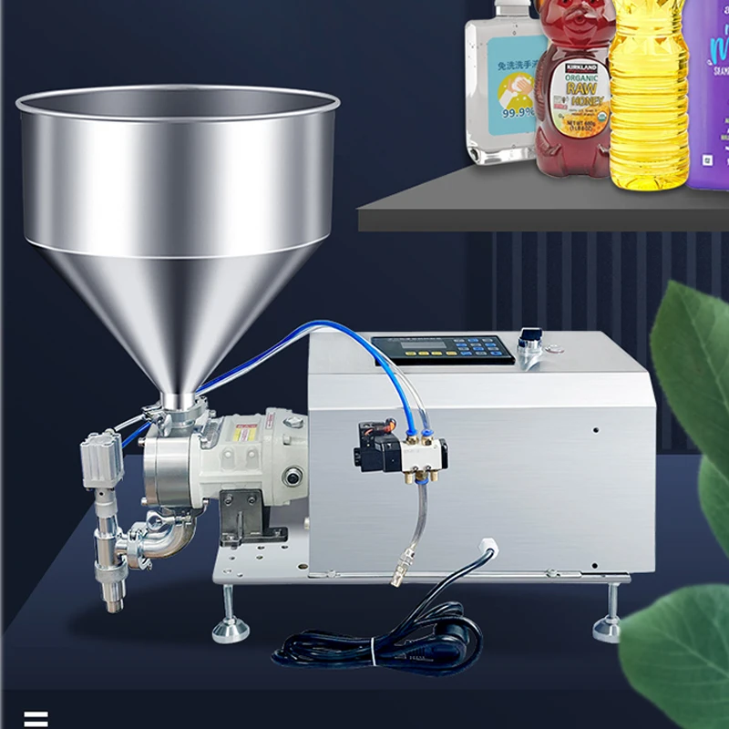 

Automatic Filling Machine Liquid Paste Rotor Pump Filling Sesame Sauce Hot Pot Bottom Material Honey Cosmetics Quantitative