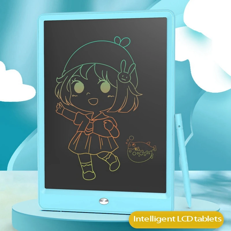 LCD Writing Pad Color 10Inch Electronic Graphic Graffiti Pad For Kids And Adults Home School Office Writing Pad