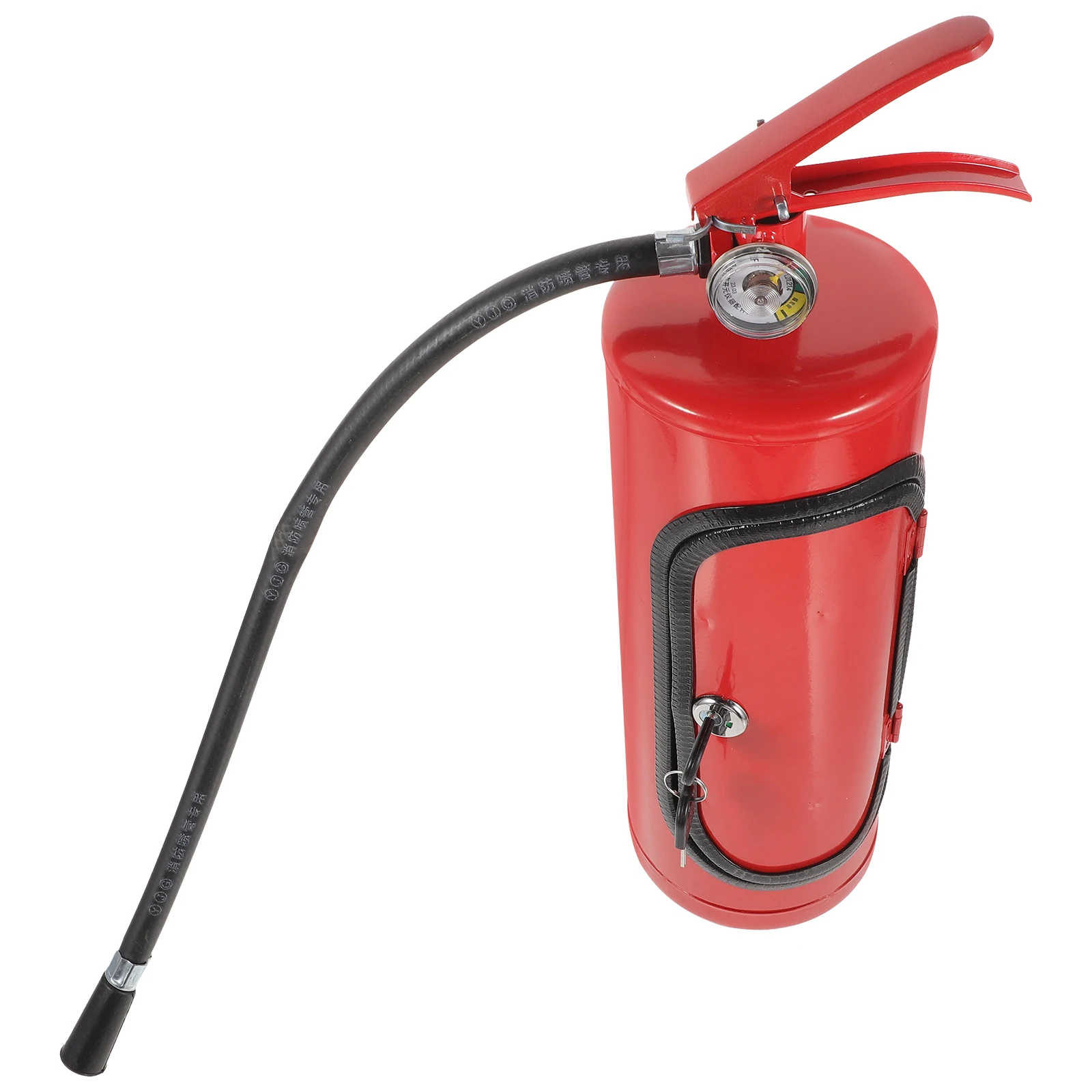 

1pcs Fire Extinguisher Box Large Size Metal Desktop Gift for Men Holds Bottle Cups Storage Container Kitchen Bar